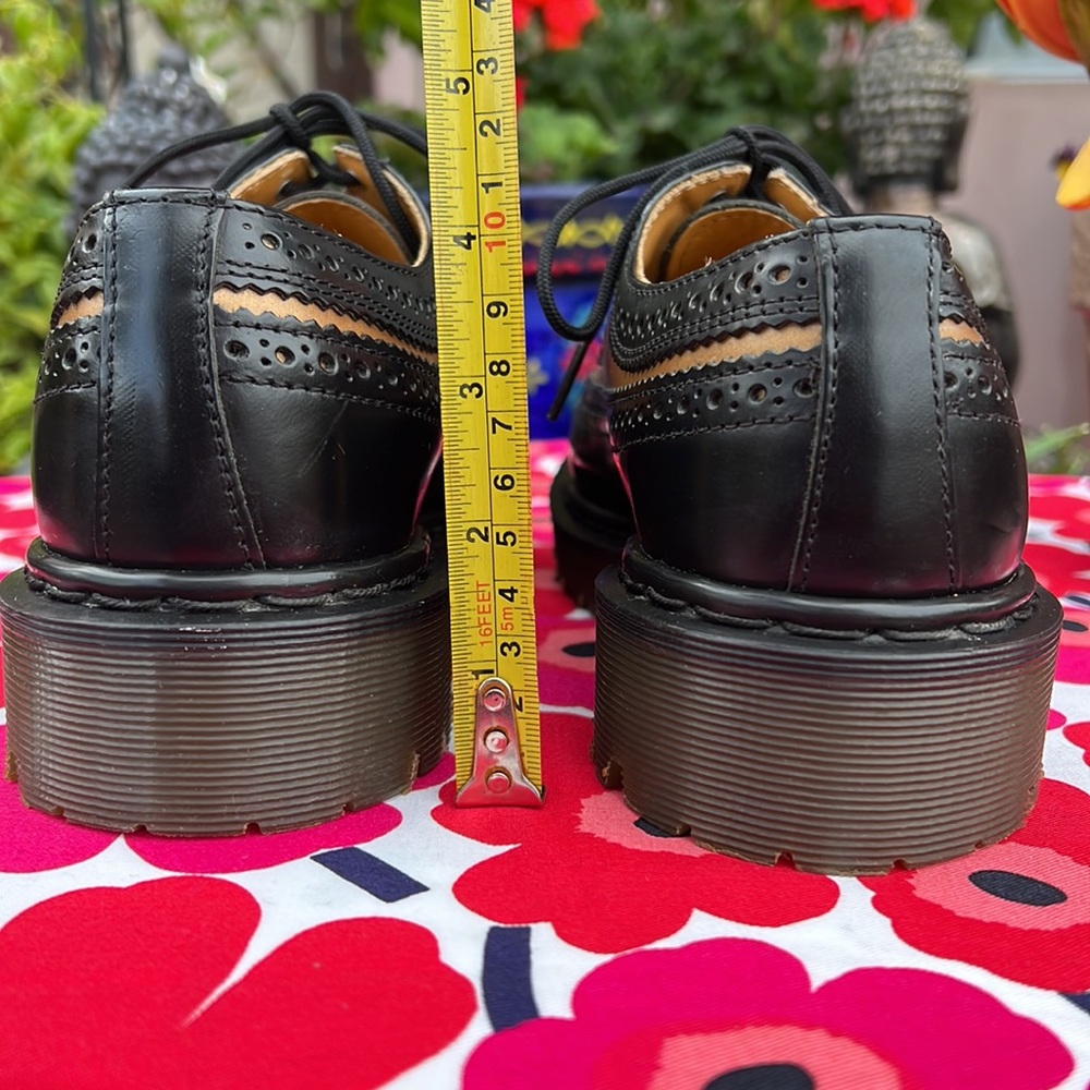 🏴 Dr. Martens MIE Vintage Platform 2-Tone Chunky Brogue Y2K Oxfords UK 7 - Picture 13 of 17